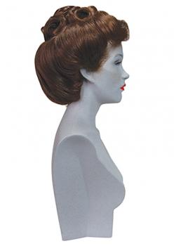 Hairstyle of a German Lady around 1900, custom made wig